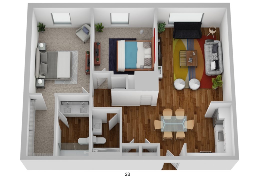 Two Bedroom – 2B